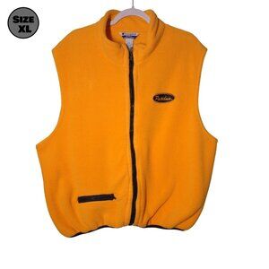 VINTAGE Purdue University USED Zip-up Fleece Vest (XL, Champion, Made in USA)